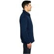 Heathered Fleece Snap Shacket | https://www.bestnamebadges.com