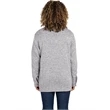 Heathered Fleece Snap Shacket | https://www.bestnamebadges.com