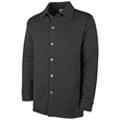 Heathered Fleece Snap Shacket | https://www.bestnamebadges.com