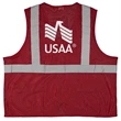 100% Polyester Premium Reflective Safety Vest | https://www.bestnamebadges.com