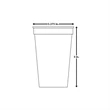 16oz Color Changing Stadium Cup | https://www.bestnamebadges.com