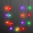 Holiday Light Necklaces With 1" Bulbs | https://www.bestnamebadges.com