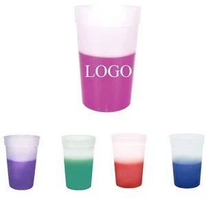 16 Oz Color Changing Gradient Stadium Cup