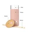 16 oz Glass Tumbler with Bamboo Lid  Straw Silicone Sleeve | https://www.bestnamebadges.com