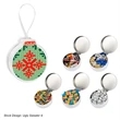 FULL COLOR ORNAMENT TIN WITH CANDY | https://www.bestnamebadges.com