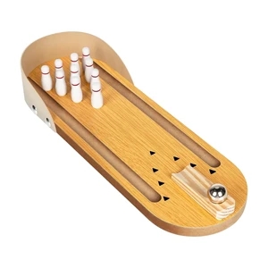 Wooden Mini Bowling Game Set