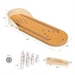 Wooden Mini Bowling Game Set | https://www.bestnamebadges.com
