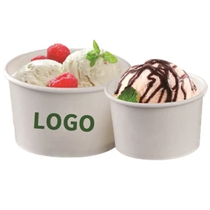 Custom Disposable  Ice Cream Paper Bowl