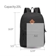 Customized Lightweight Classic Basic Backpack for School | https://www.bestnamebadges.com
