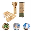 Wooden Bamboo Cooking Utensils Set | https://www.bestnamebadges.com
