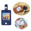 Custom Photo Frame Holder Gift Personalized Leather Keychain | https://www.bestnamebadges.com