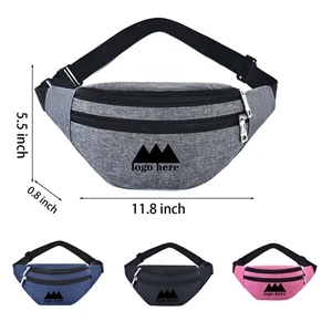 Hipster Sports Running Polyester Waist Belt Fanny Pack