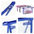 Customized Waterproof Zippered PVC Transparent Cosmetic Bag | https://www.bestnamebadges.com