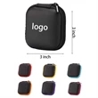 Portable Square Zipper Earphone Case Headset Storage Box | https://www.bestnamebadges.com