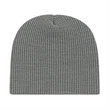 Ribbed Knit Beanie | https://www.bestnamebadges.com