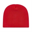 Ribbed Knit Beanie | https://www.bestnamebadges.com