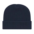 Ribbed Knit Cap with Cuff | https://www.bestnamebadges.com