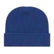 Ribbed Knit Cap with Cuff | https://www.bestnamebadges.com