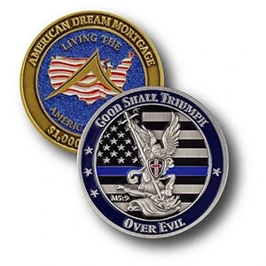 Custom Challenge Coin Double Sided Struck Brass
