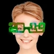 2019 Light-Up LED Glasses- Green | https://www.bestnamebadges.com