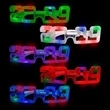 2019 Light-Up LED Glasses- Red | https://www.bestnamebadges.com