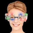 2019 Light-Up LED Glasses- Transparent | https://www.bestnamebadges.com