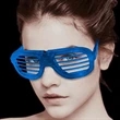 LED Flashing 80s Sunglasses- Blue | https://www.bestnamebadges.com