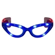 LED Light-Up Patriotic Eyeglasses | https://www.bestnamebadges.com
