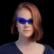 LED Light-Up Sunglasses - Blue | https://www.bestnamebadges.com
