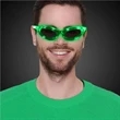 LED Green Sunglasses | https://www.bestnamebadges.com