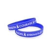 Colorfilled Silicone Wristband Bracelet-EB | https://www.bestnamebadges.com