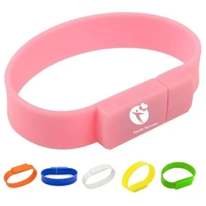 Silicone Wristband USB Drive Bracelet (8 GB)