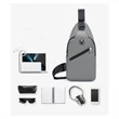 Crossbody Shoulder Sling Backpack with USB Charging | https://www.bestnamebadges.com
