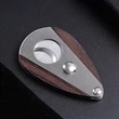 Wood Cigar Cutter With Lock System | https://www.bestnamebadges.com