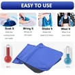 Microfiber Soft Breathable Chilly Cooling Towel | https://www.bestnamebadges.com