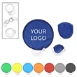 Portable And Versatile Custom Round Foldable Fan | https://www.bestnamebadges.com