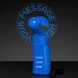 Message Editable Mini Flash Hand Breeze Portable LED Fan | https://www.bestnamebadges.com