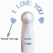 Message Editable Mini Flash Hand Breeze Portable LED Fan | https://www.bestnamebadges.com