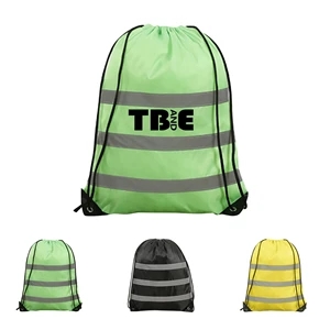 Custom Reflective Drawstring Bag