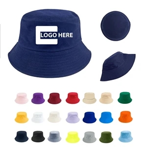 100% Cotton Portable Bucket Hat w/ Custom Imprint
