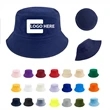 100% Cotton Portable Bucket Hat w/ Custom Imprint | https://www.bestnamebadges.com