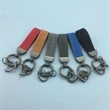 PU Leather Key Chain with D Hook | https://www.bestnamebadges.com