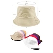 Lightweight Polyester Bucket Hat w/ Custom Imprint | https://www.bestnamebadges.com