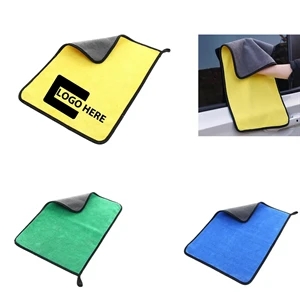Microfiber Cleaning Car Wash Towel w/ Custom Imprint
