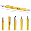 6 in 1 Multi-functional Ballpoint Pen w/ Custom Imprint | https://www.bestnamebadges.com
