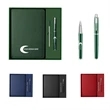 Subtlety Notebook & Metal Pen Gift Set w/ Custom Imprint | https://www.bestnamebadges.com
