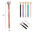 Attractive Diamond Ballpoint Pen | https://www.bestnamebadges.com