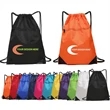 Waterproof Oxford Drawstring Backpack w/ Custom Imprint | https://www.bestnamebadges.com