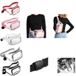 Clear Zipper PVC Fanny Pack w/ Custom Imprint | https://www.bestnamebadges.com