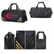 Handle Nylon Duffle Bag w/ Custom Imprint | https://www.bestnamebadges.com